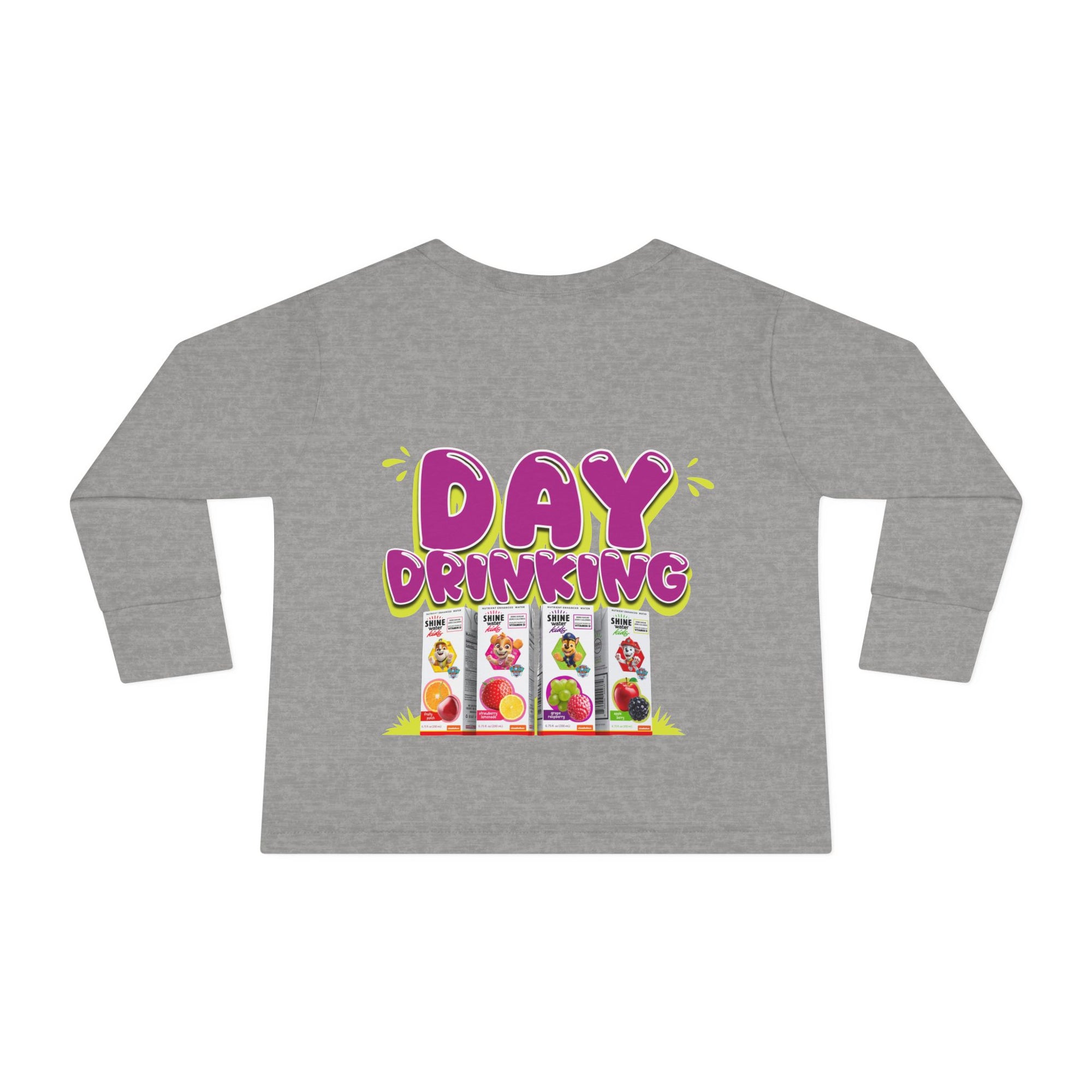 Day Drinking Toddler Long Sleeve Tee