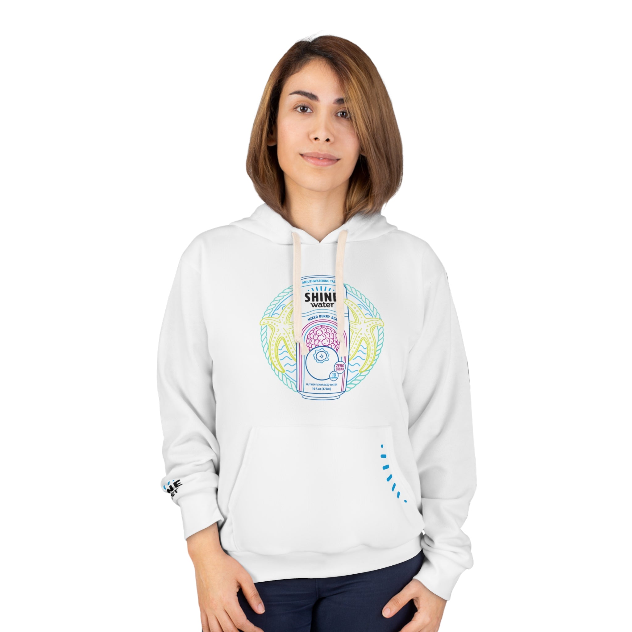 Nantucket Collection Mixed Berry Acai Unisex Pullover Hoodie (AOP)