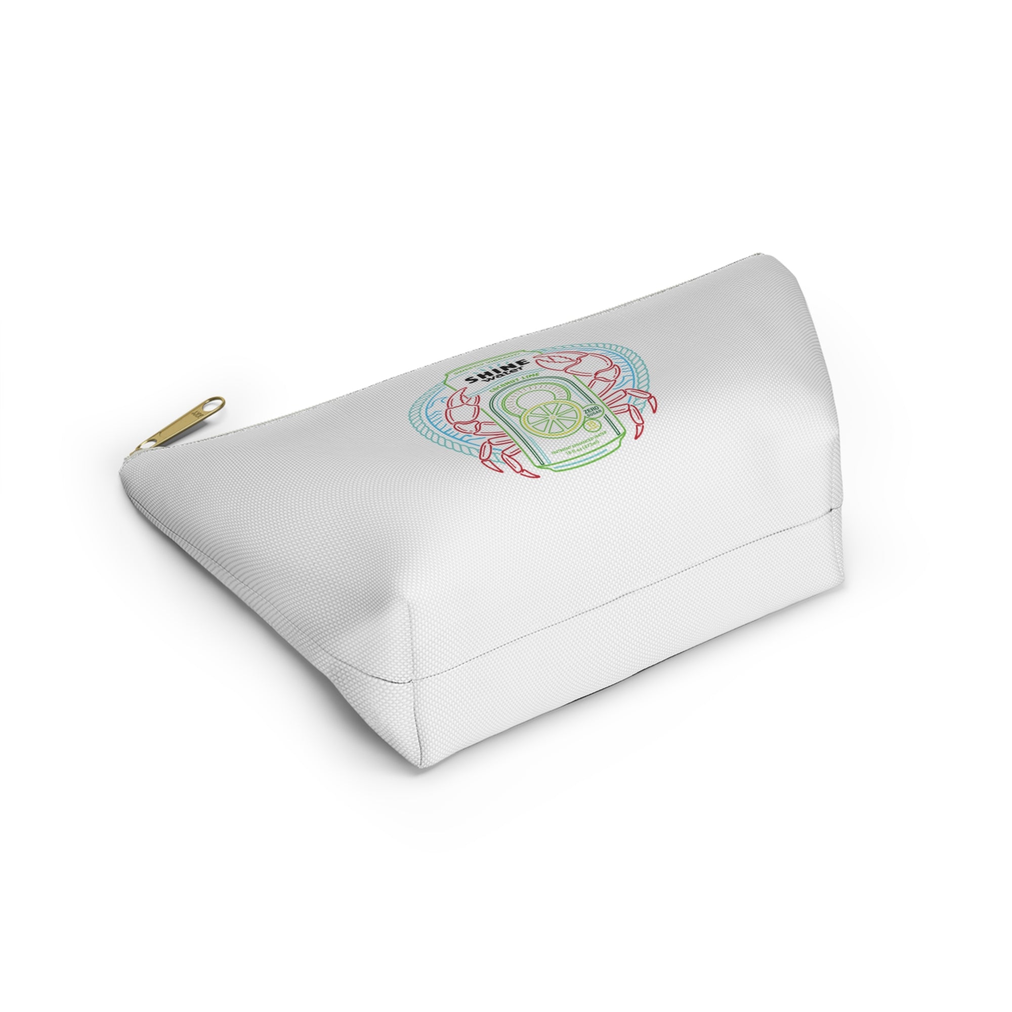 Nantucket Collection ShineWater's Accessory Pouch — Coastal Crab & Shine Water Lemonade Cosmetic Bag