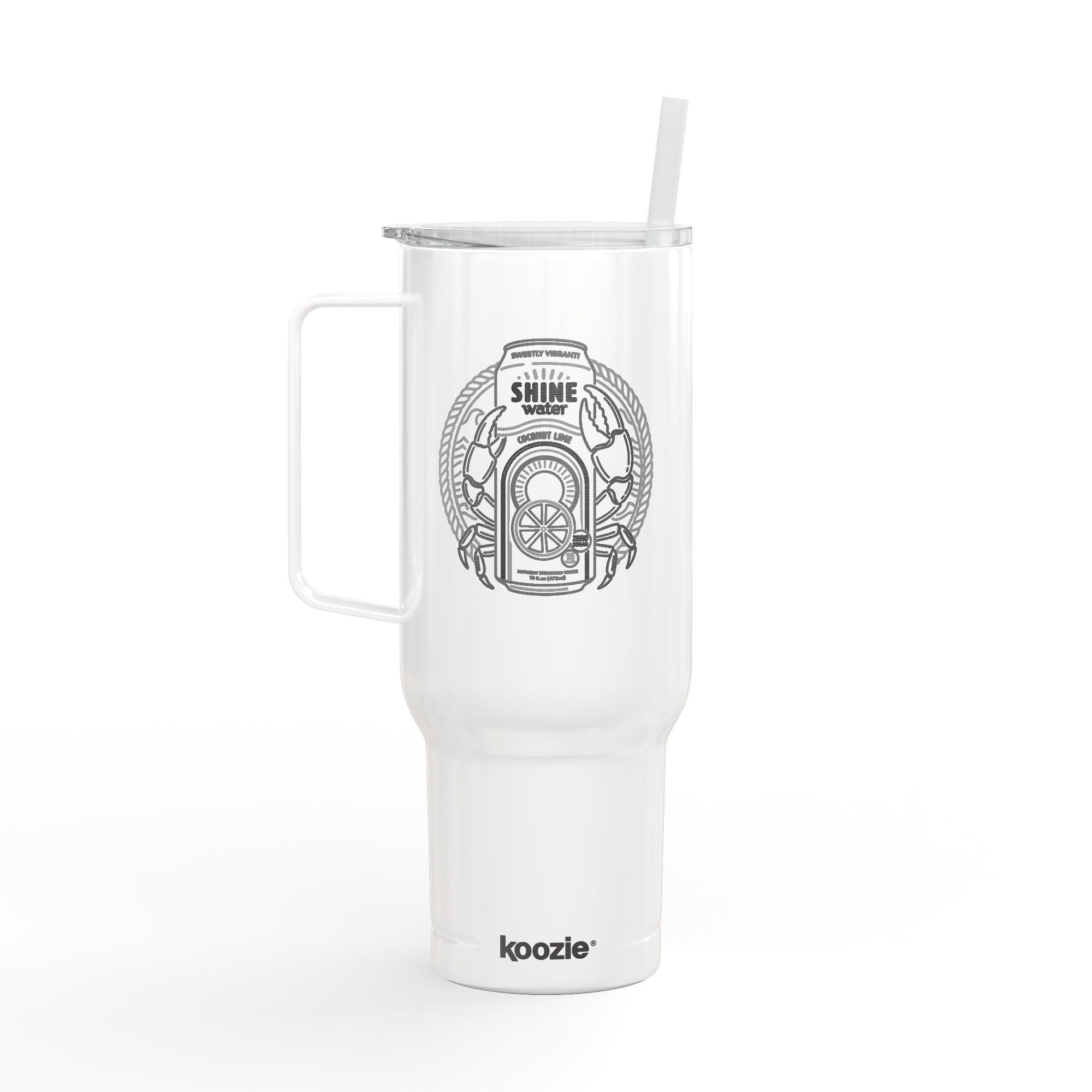 Nantucket Collection - 40oz Engraved Insulated Tumbler with Lid