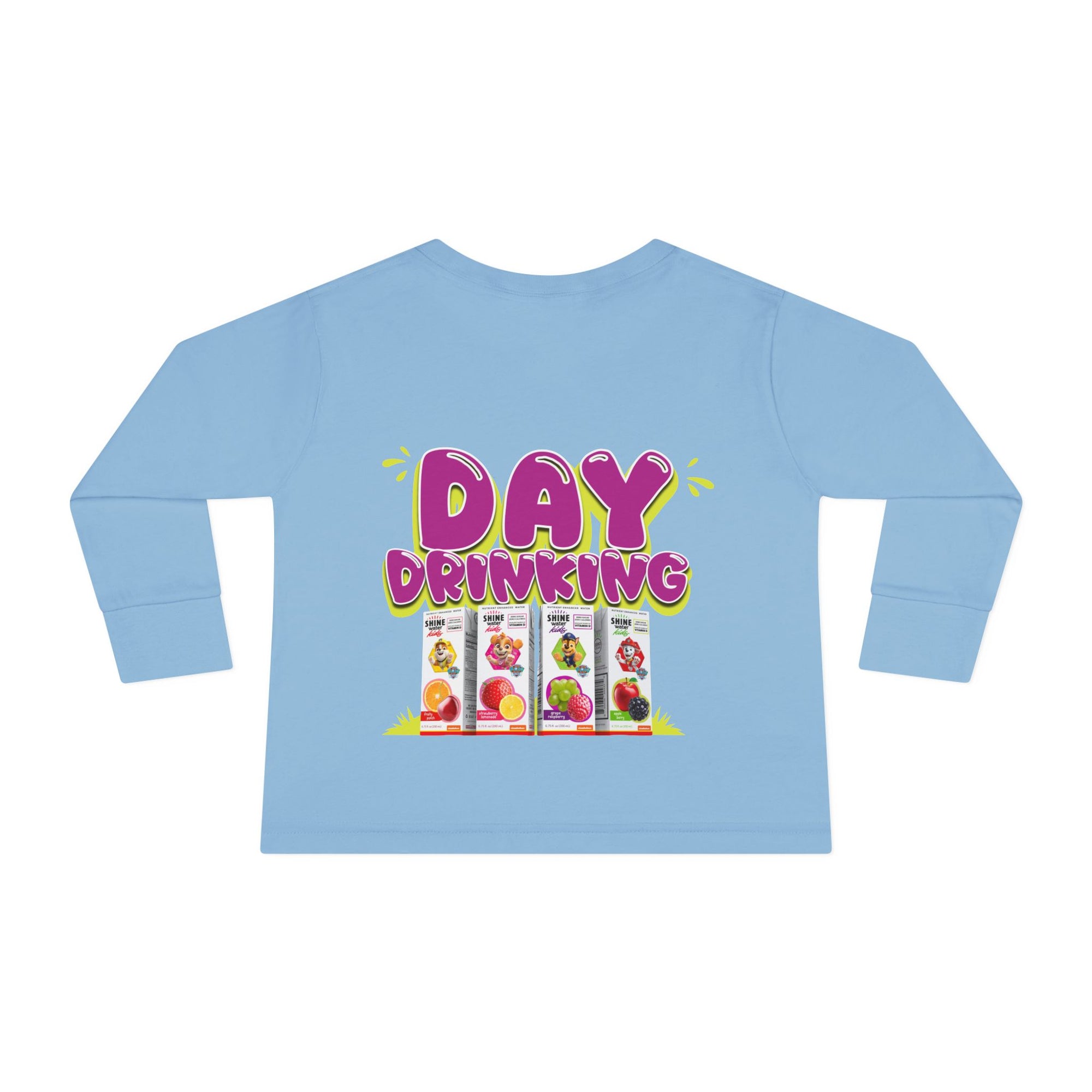 Day Drinking Toddler Long Sleeve Tee