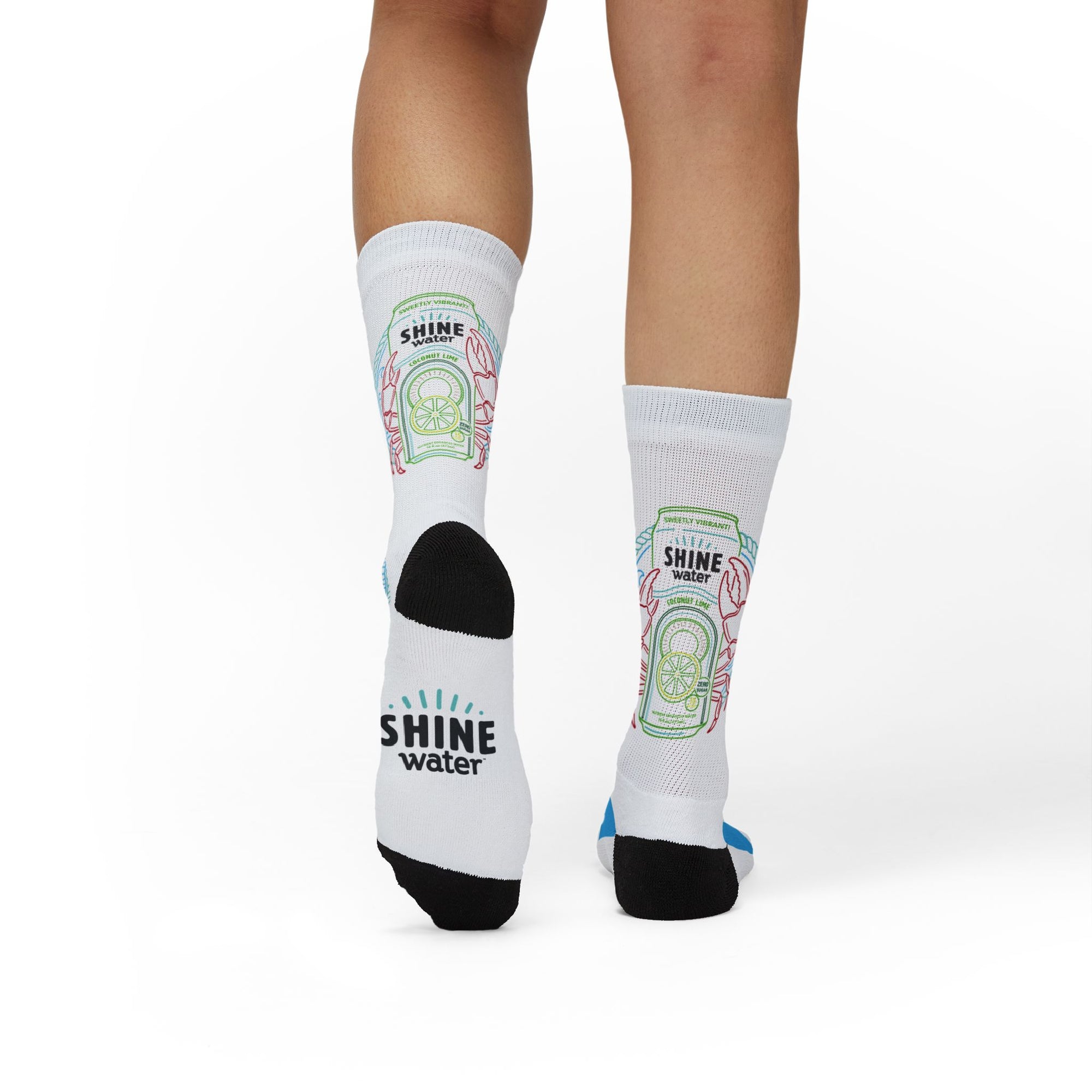 Nantucket Collection ShineWater's Athletic Crew Socks