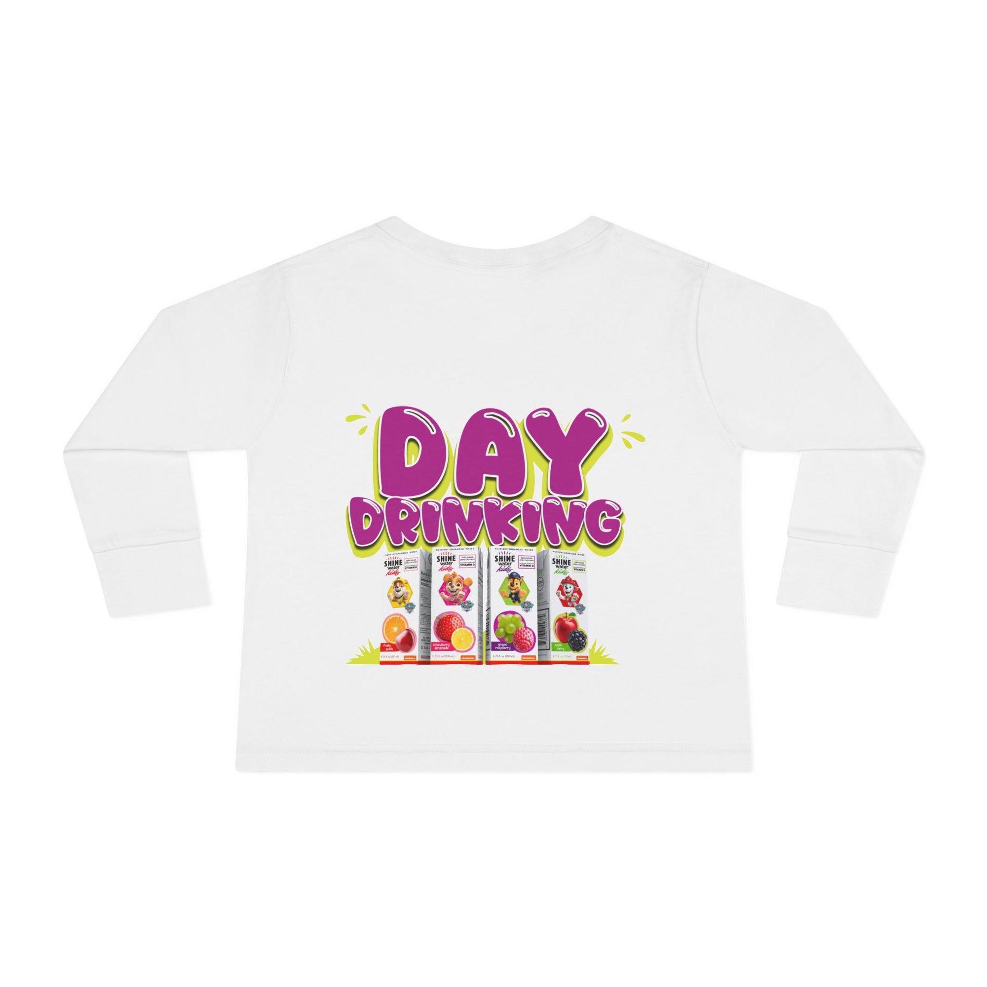 Day Drinking Toddler Long Sleeve Tee