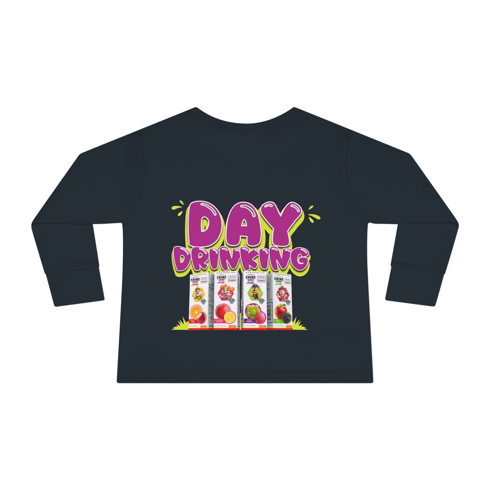 Day Drinking Toddler Long Sleeve Tee