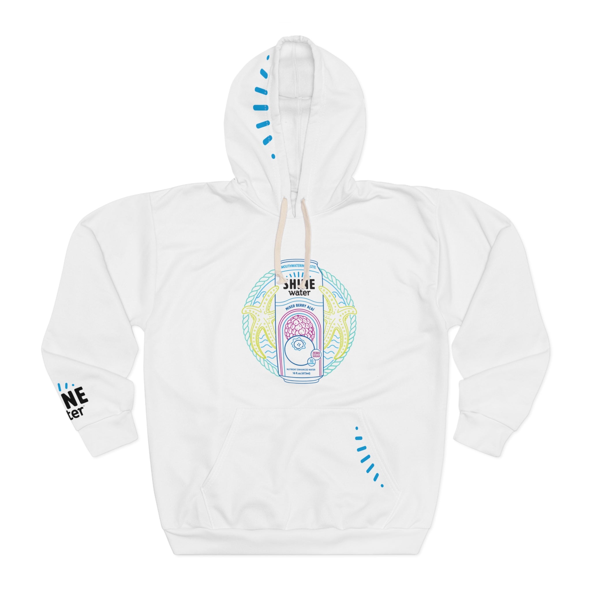 Nantucket Collection Mixed Berry Acai Unisex Pullover Hoodie (AOP)
