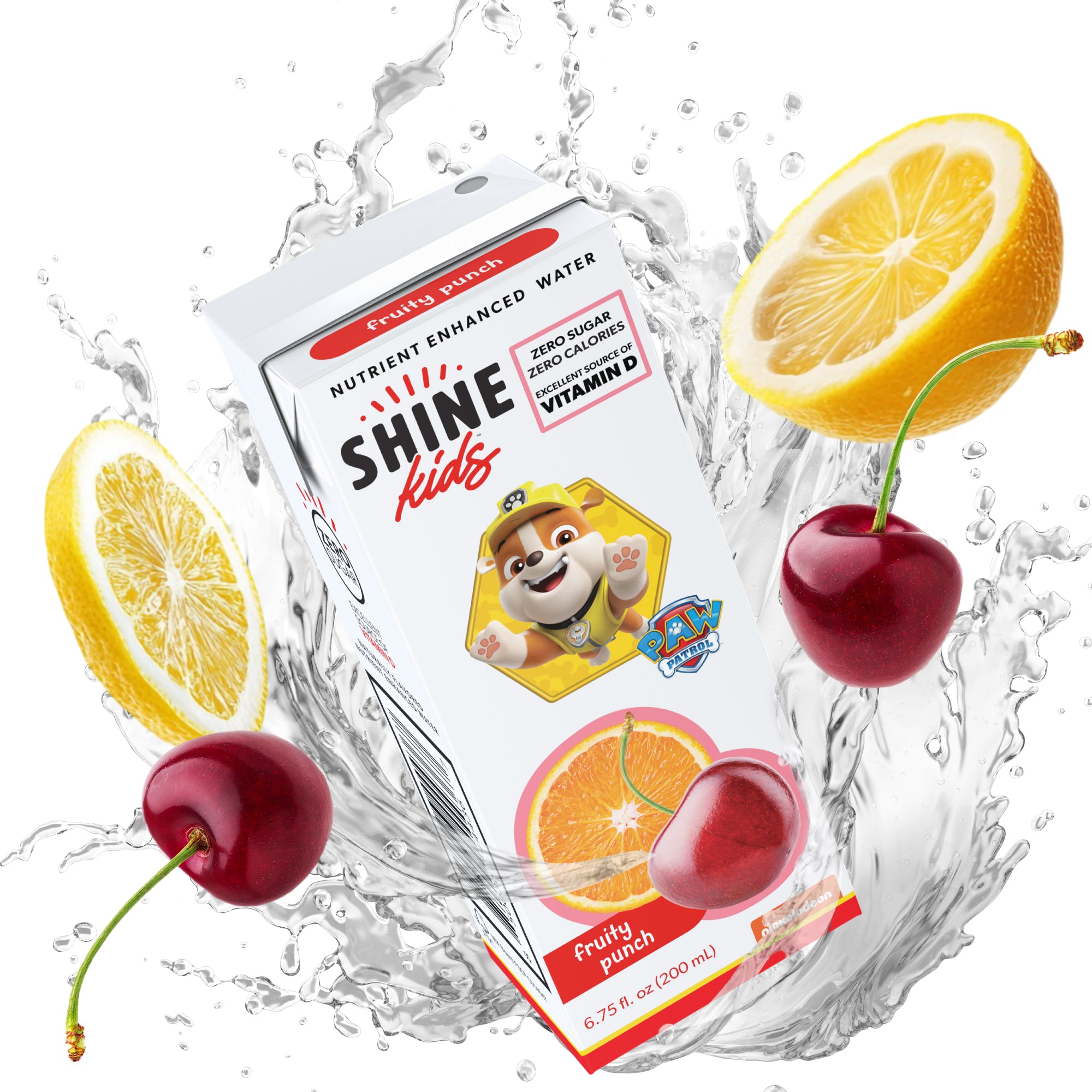 Shine Water x Paw Patrol Kids Naturally Flavored Water with Vitamin D 32-Pack