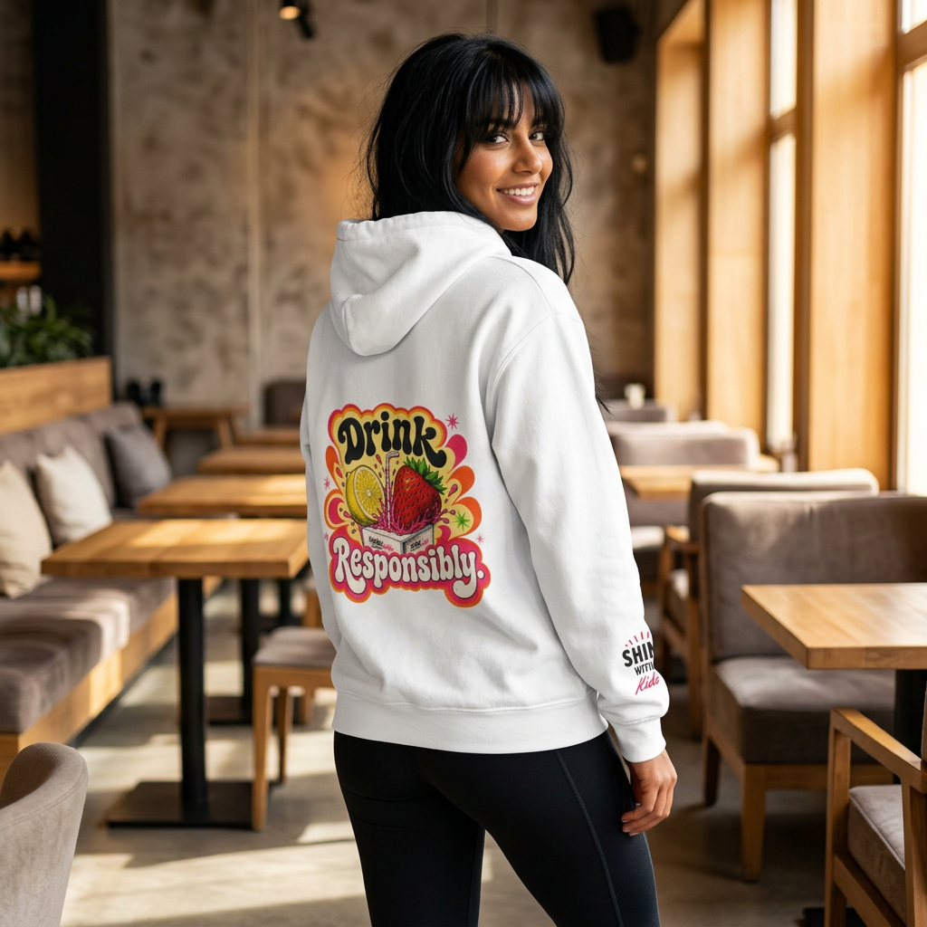 Drink Responsibly Pullover Hoodie (AOP)