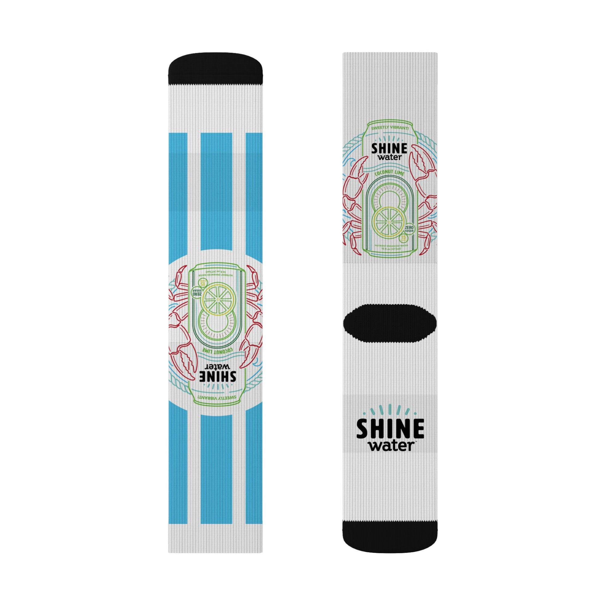 Nantucket Collection ShineWater's Athletic Crew Socks