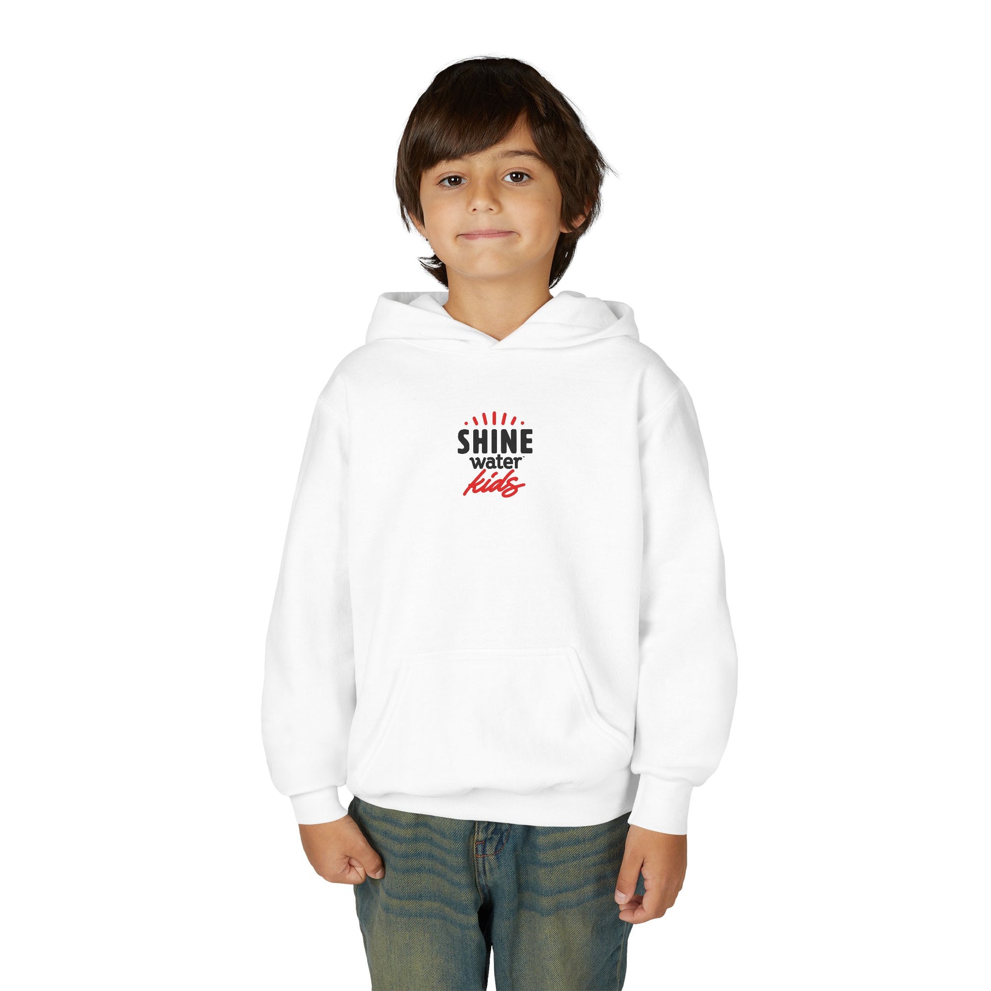 Toes in the Sand Shine Water in My Hand - Youth Heavy Blend Hooded Sweatshirt