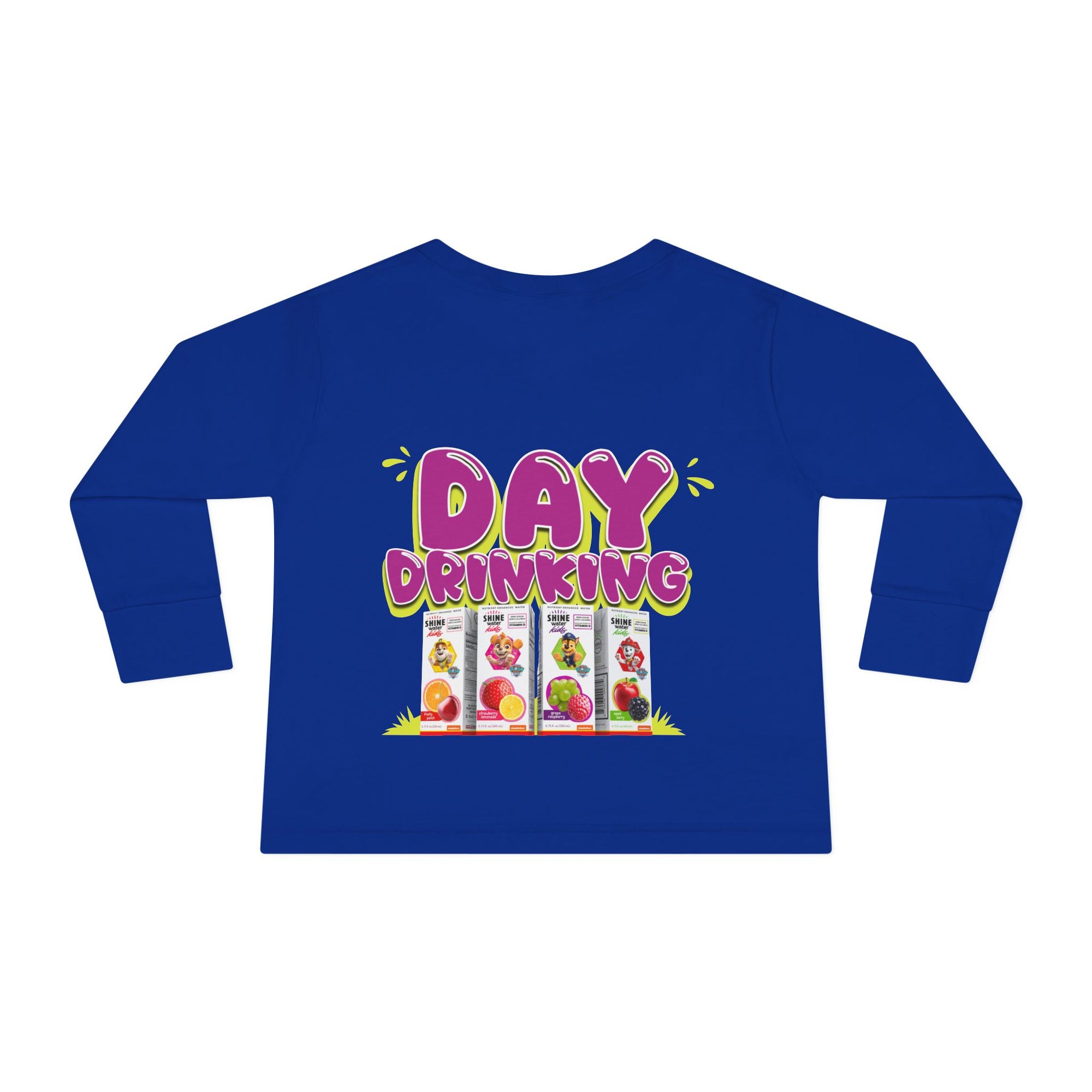 Day Drinking Toddler Long Sleeve Tee
