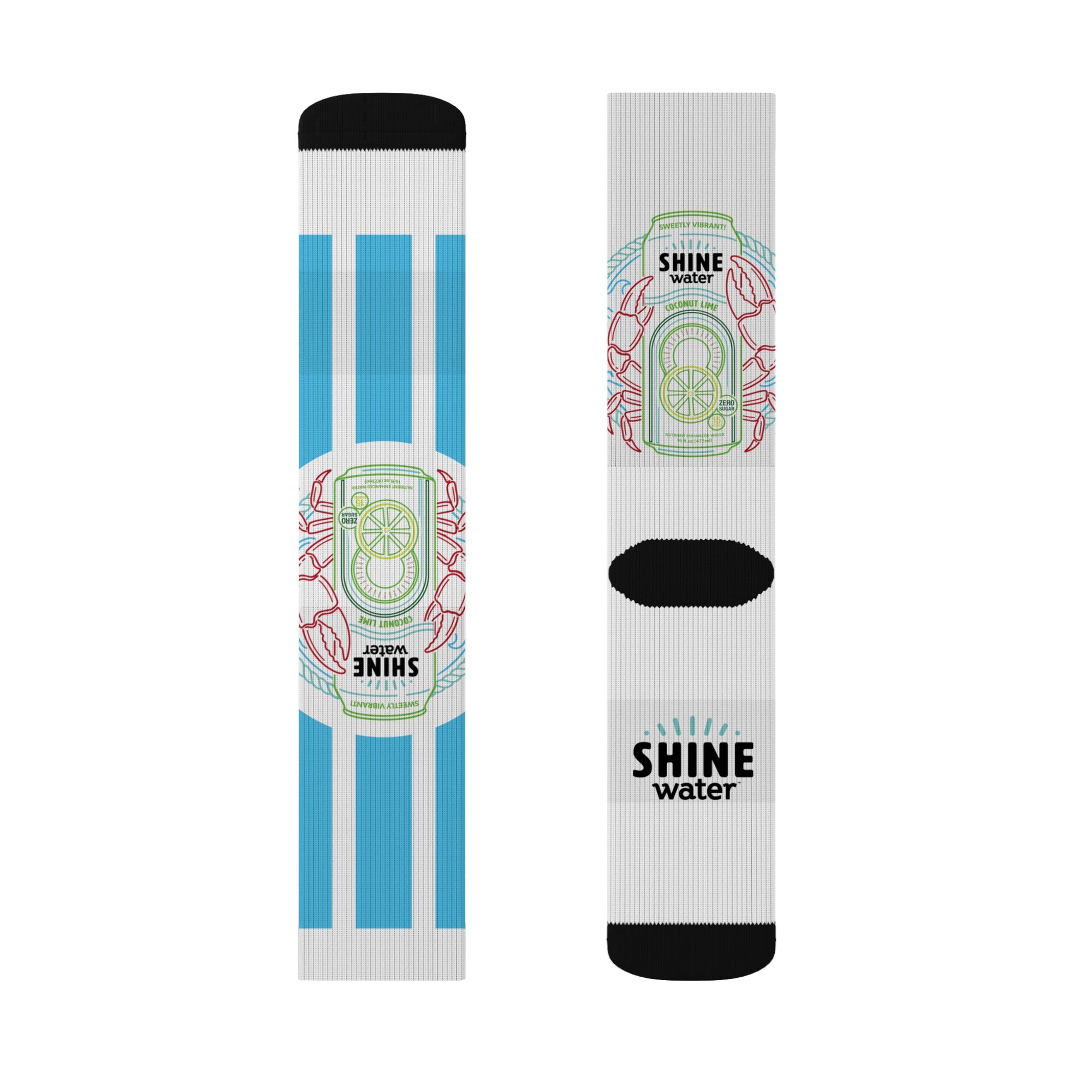 Nantucket Collection ShineWater's Athletic Crew Socks