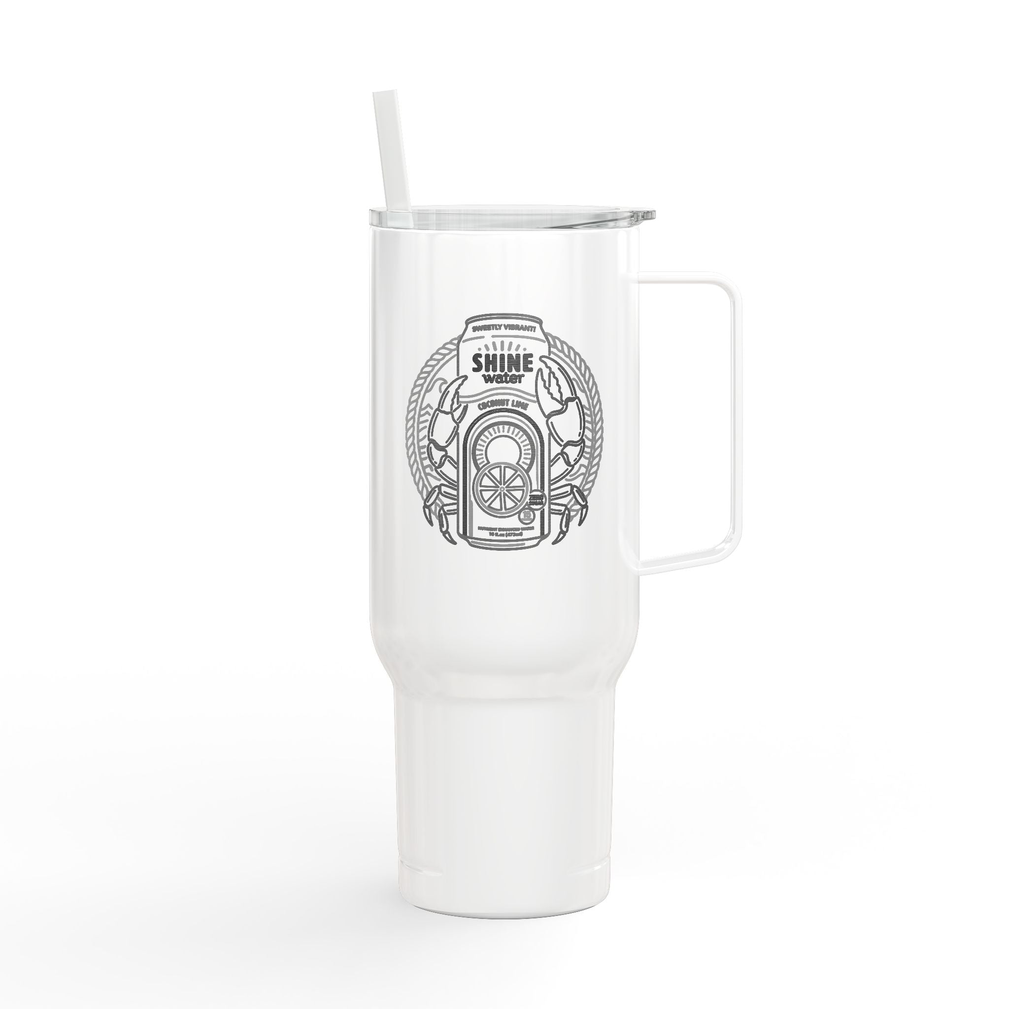 Nantucket Collection - 40oz Engraved Insulated Tumbler with Lid