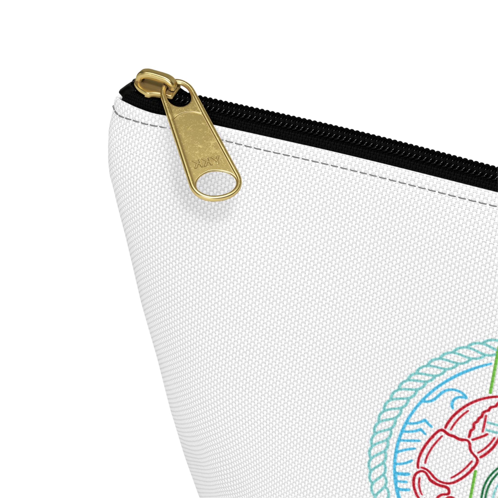 Nantucket Collection ShineWater's Accessory Pouch — Coastal Crab & Shine Water Lemonade Cosmetic Bag