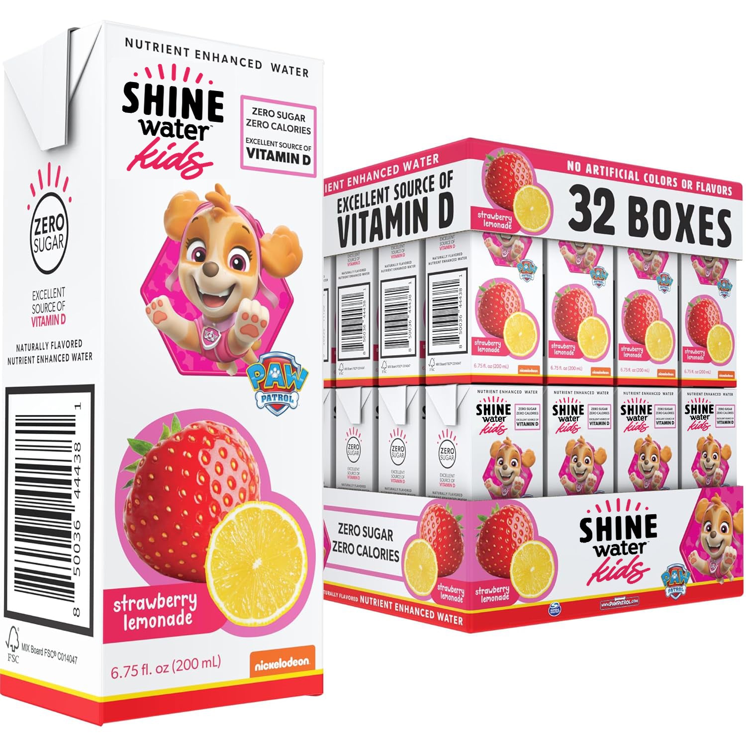Strawberry Lemonade Drink Box - Pack of 32