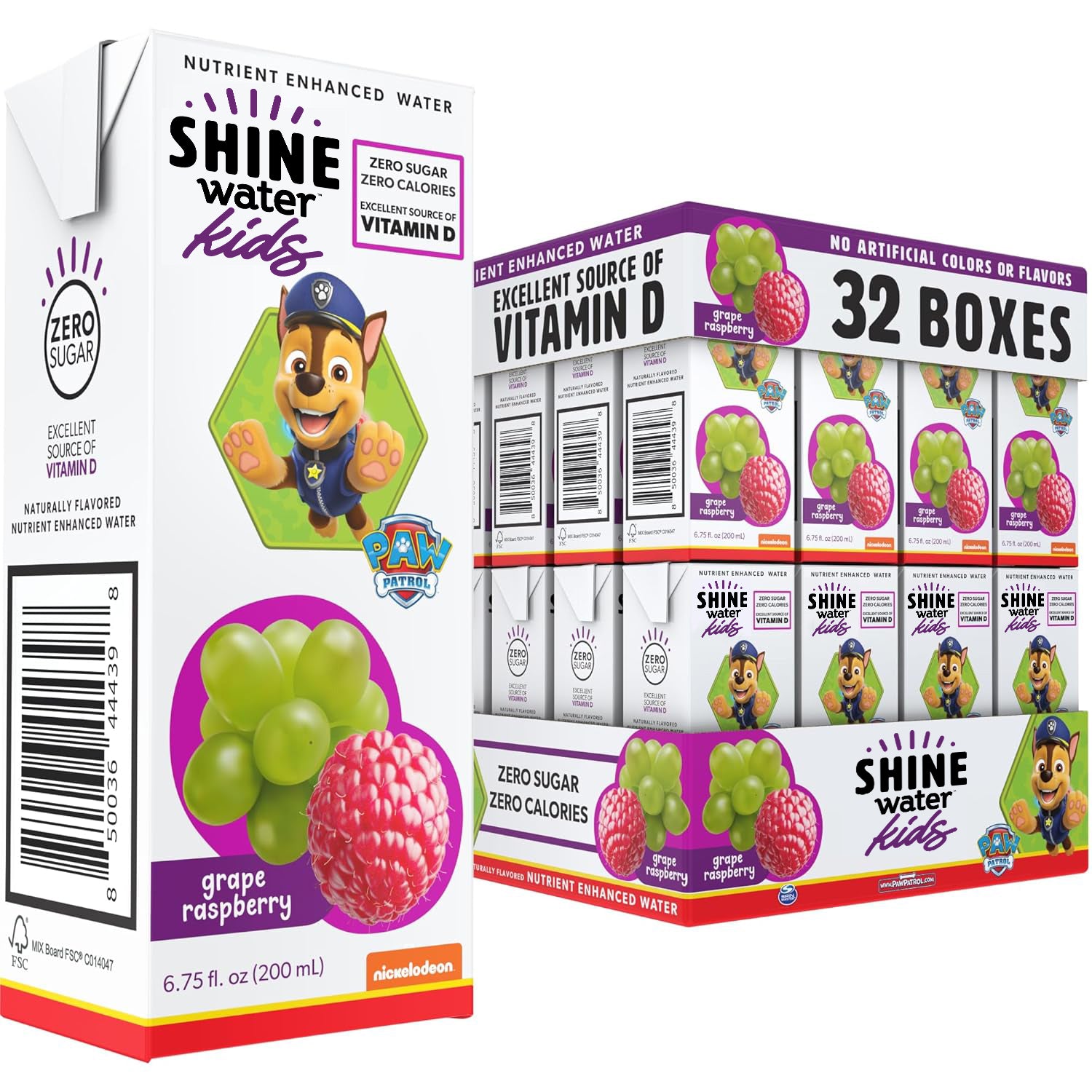 Grape Raspberry Drink Box - Pack of 32