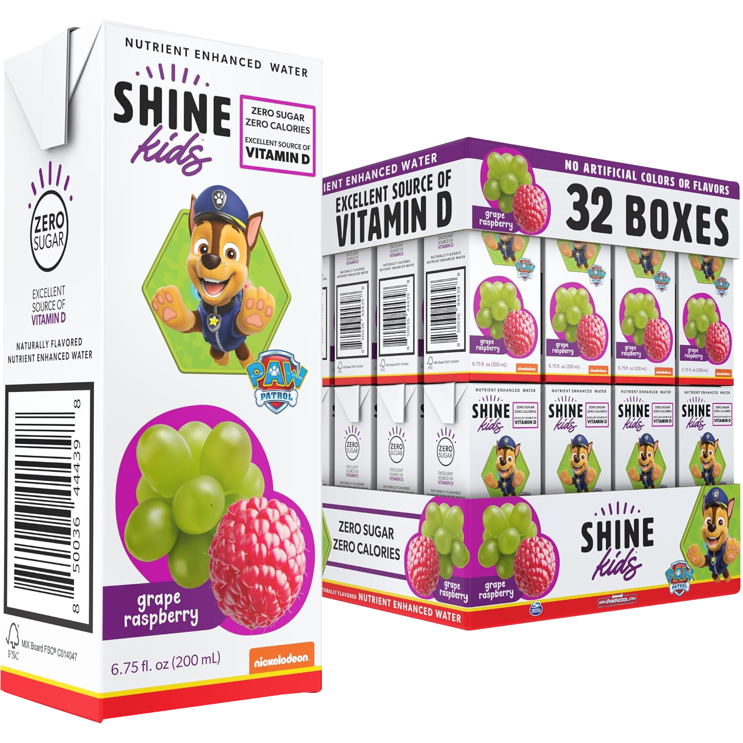 Grape Raspberry Drink Box - Pack of 32