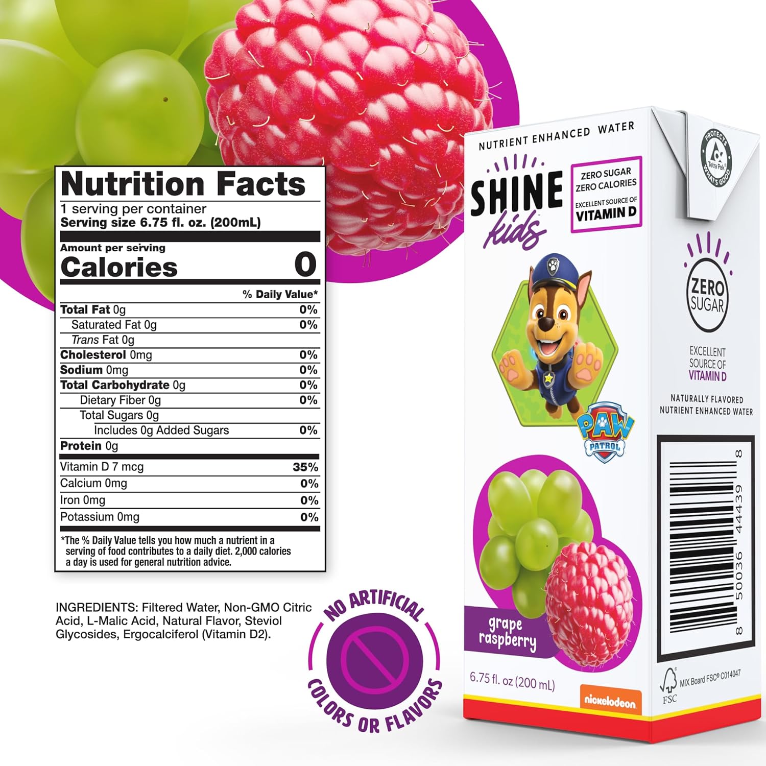 Grape Raspberry Drink Box - Pack of 32