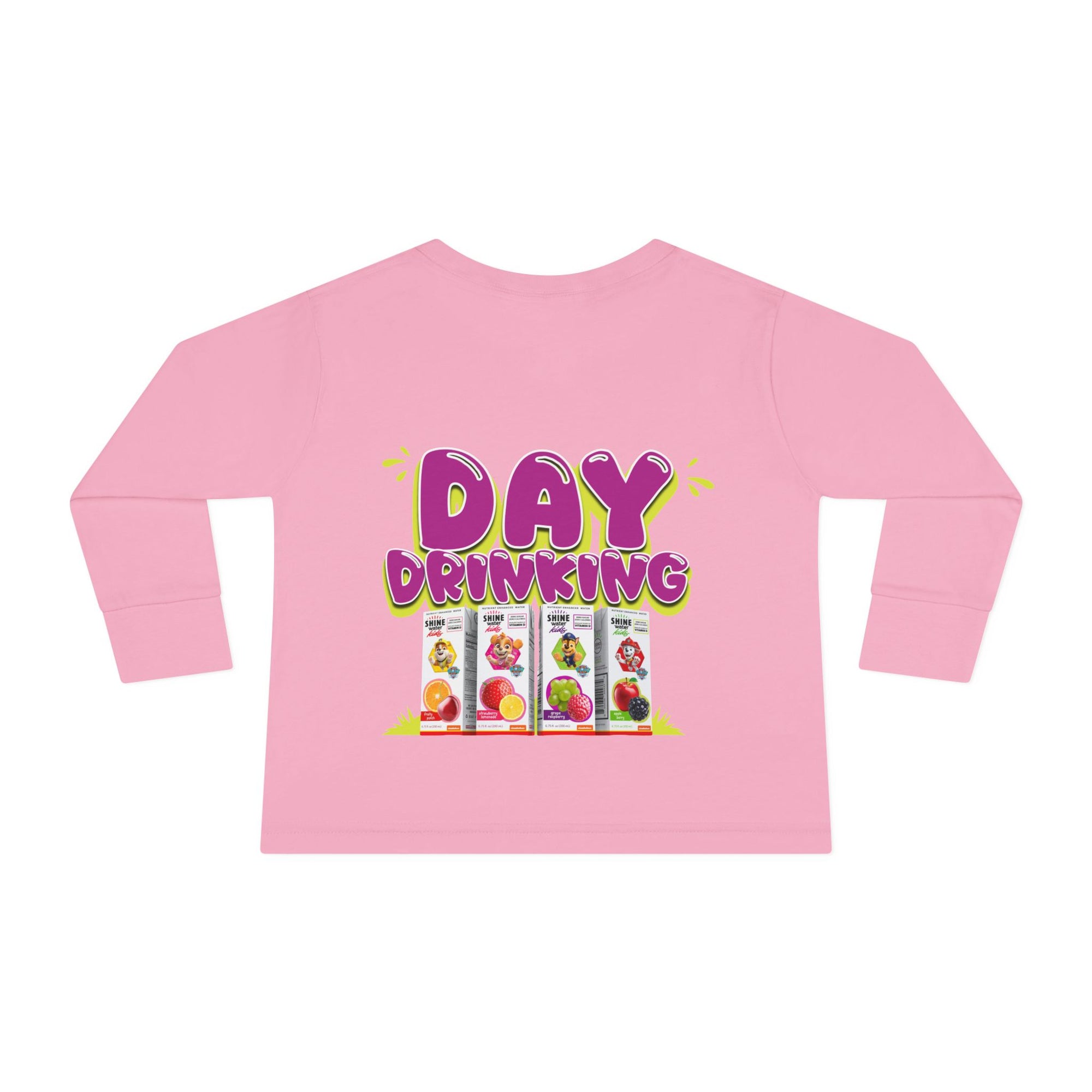Day Drinking Toddler Long Sleeve Tee