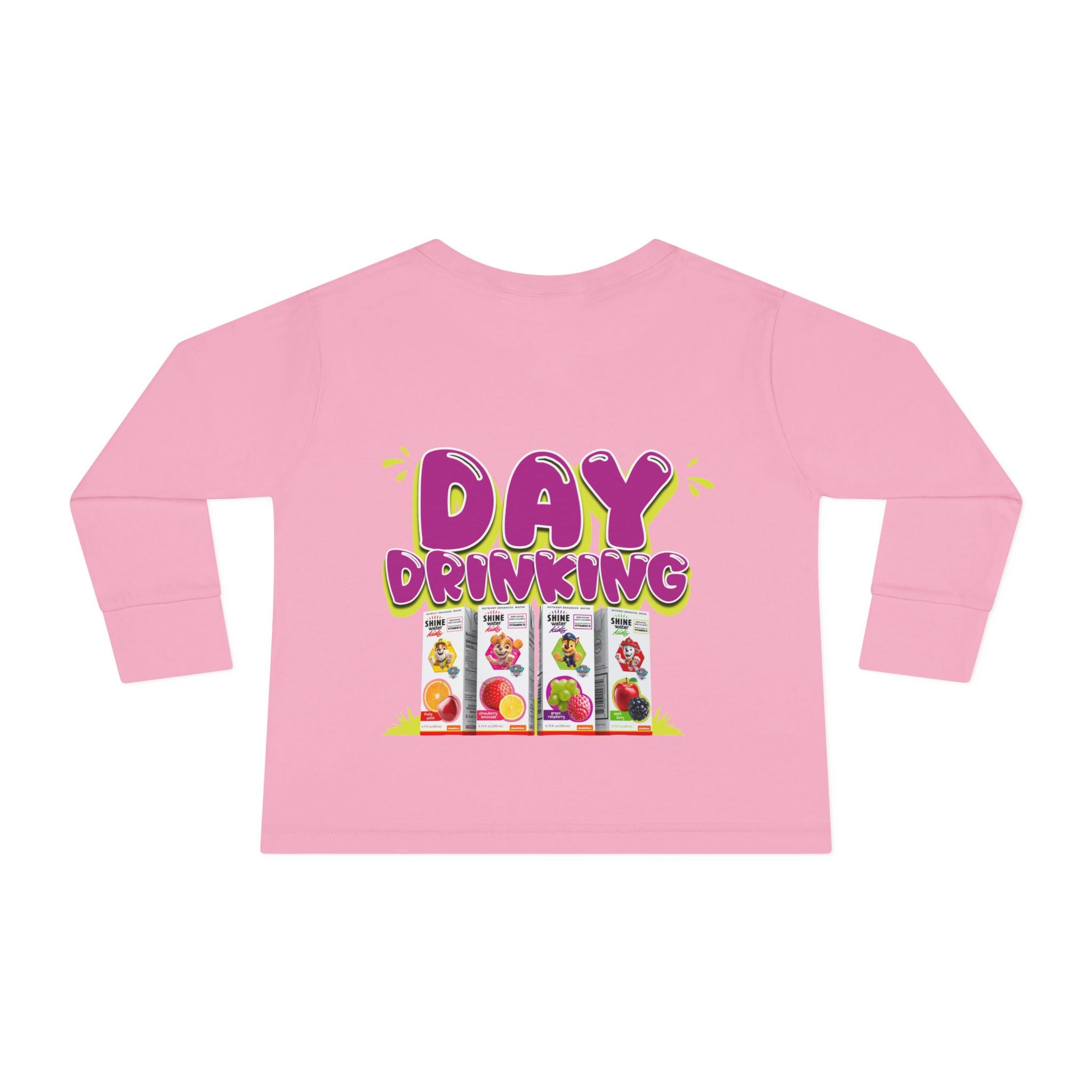 Day Drinking Toddler Long Sleeve Tee