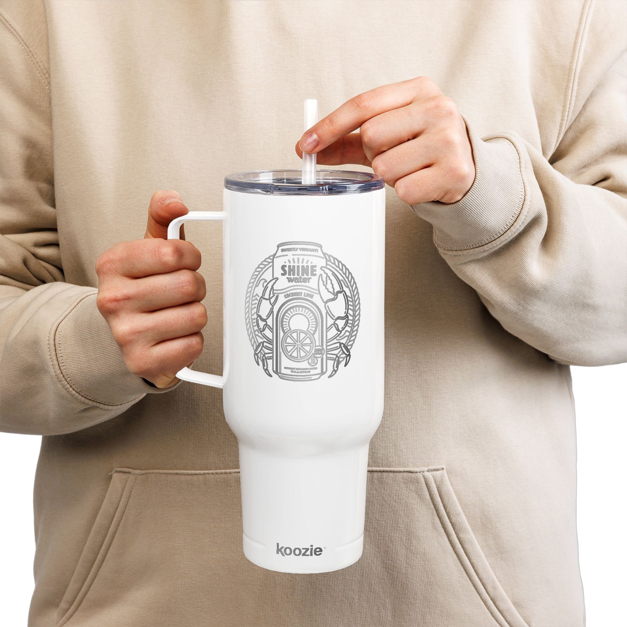 Nantucket Collection - 40oz Engraved Insulated Tumbler with Lid