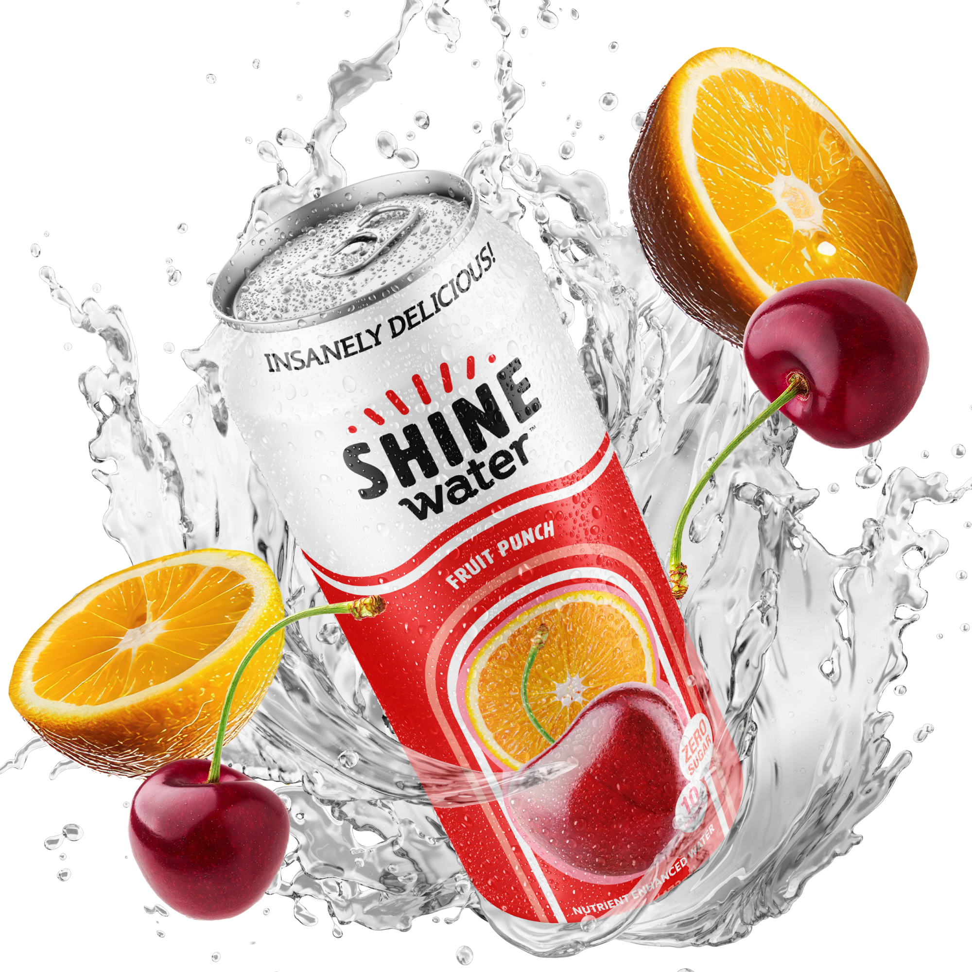 Fruit Punch Flavored Vitamin Enhanced Water - 12 Pack