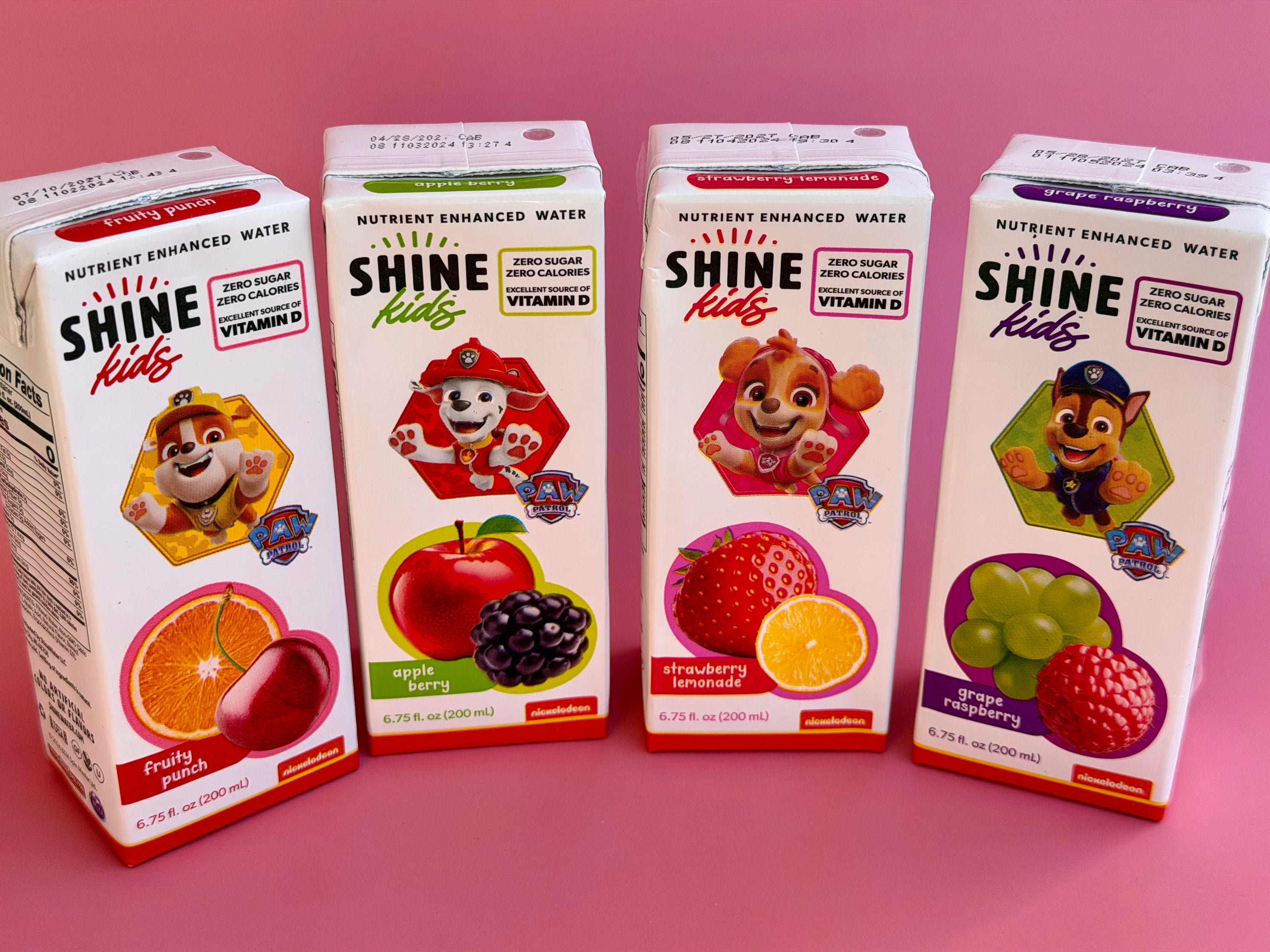ShineWater Kids Variety Pack Vitamin D Drink Boxes - 4 Pack