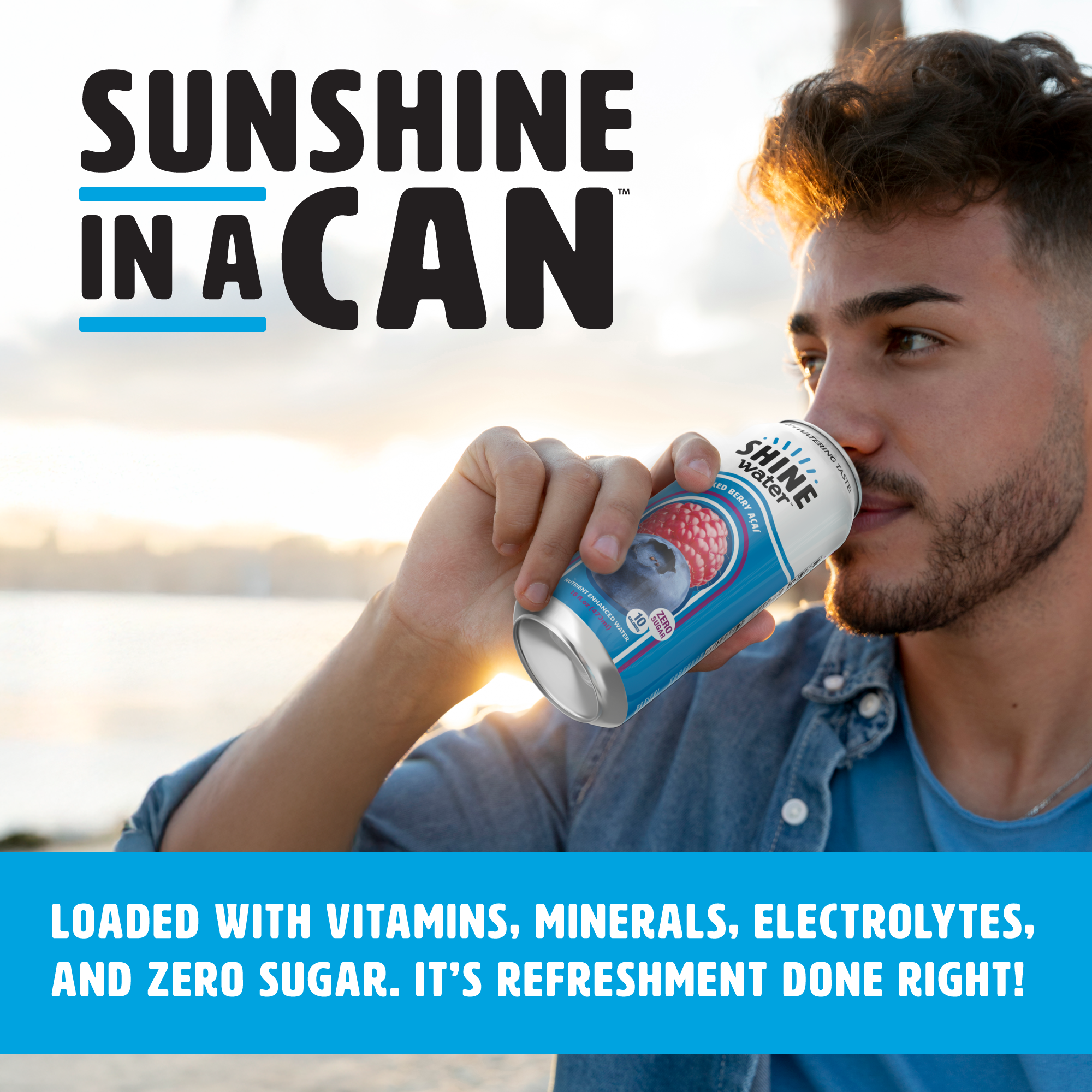 Mixed Berry Acai Flavored Vitamin Enhanced Water - 12 Pack