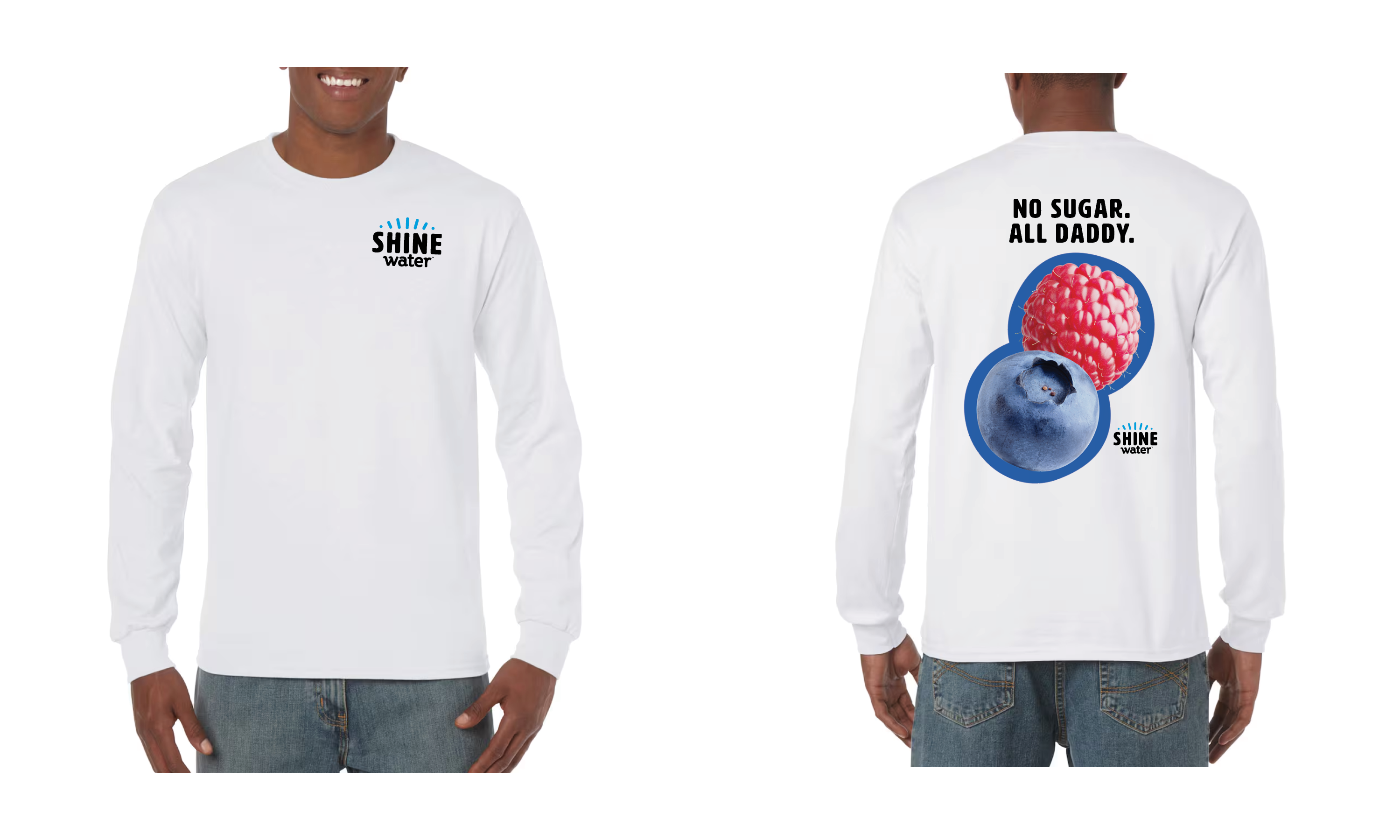 No Sugar. All Daddy - ShineWater Long Sleeve T-Shirt