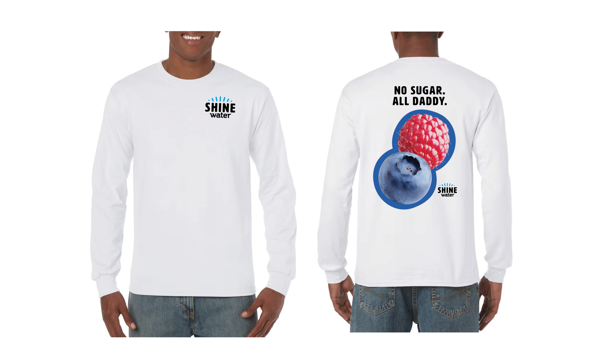 No Sugar. All Daddy - ShineWater Long Sleeve T-Shirt