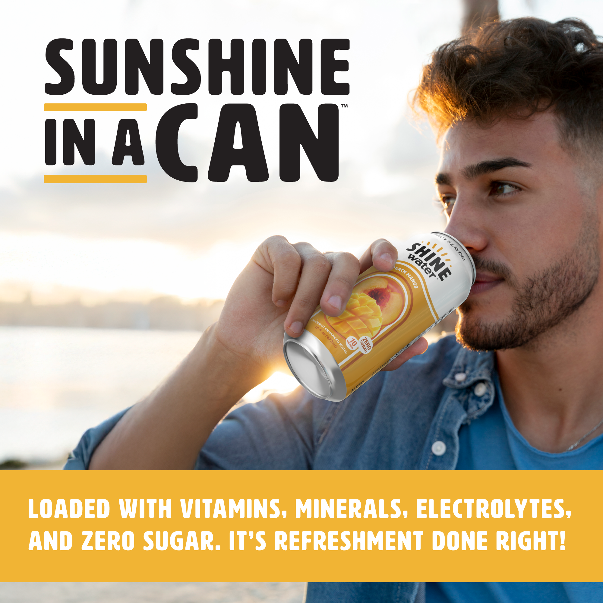 Peach Mango Flavored Vitamin Enhanced Water - 12 Pack