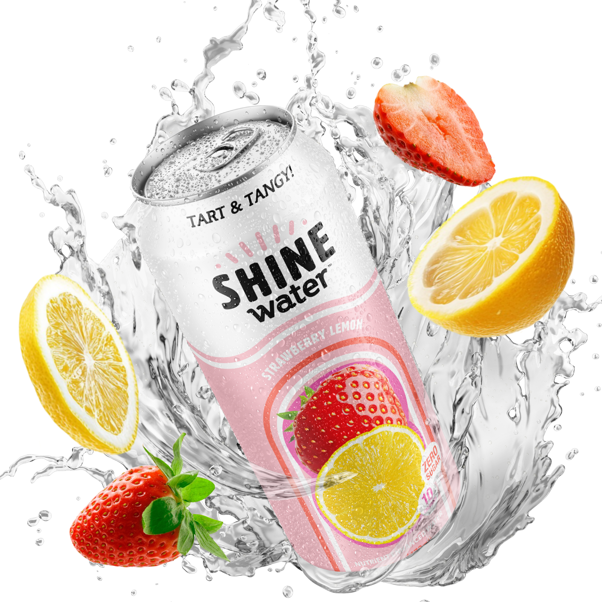 Strawberry Lemon Flavored Vitamin Enhanced Water - 12 Pack