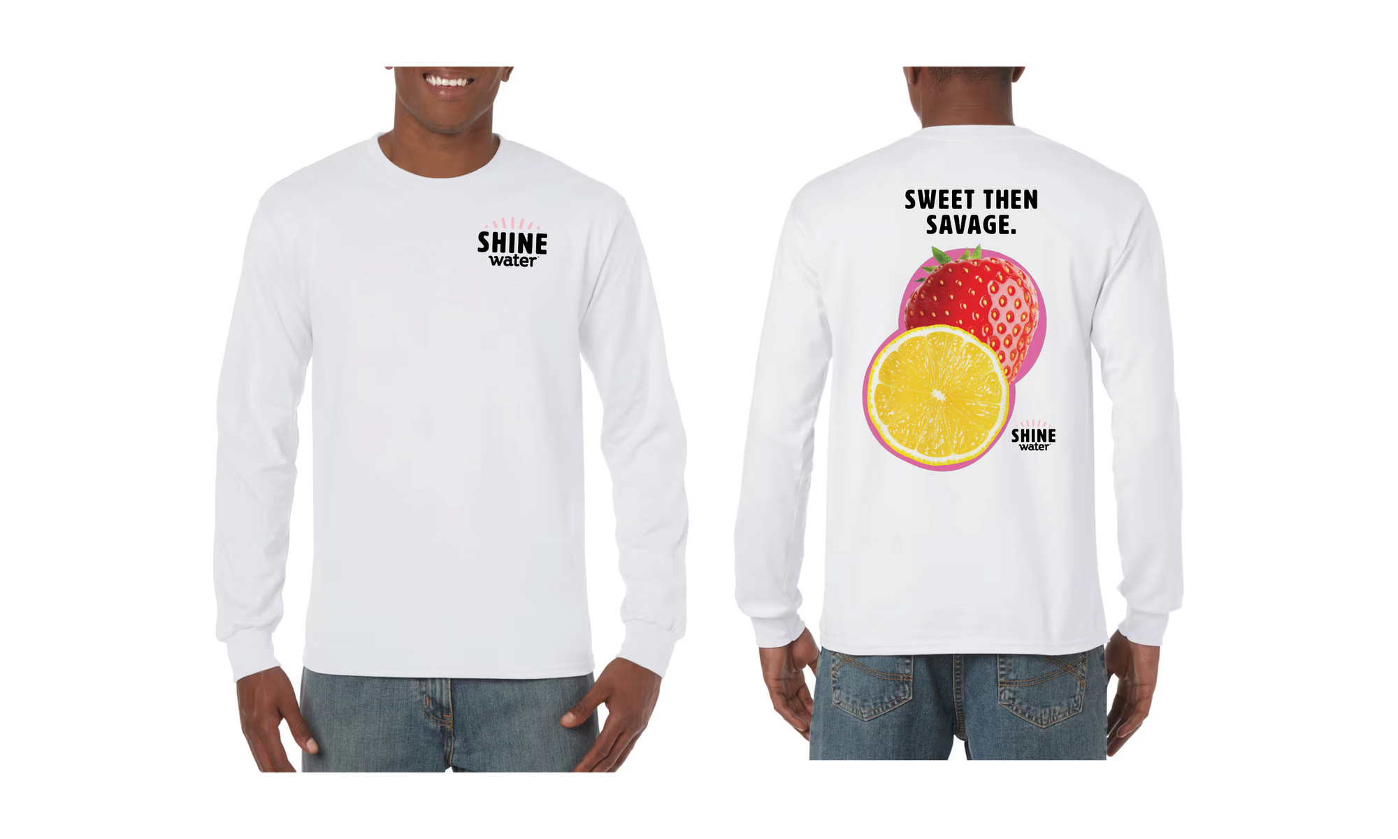 Sweet Then Savage - ShineWater Long Sleeve T-Shirt