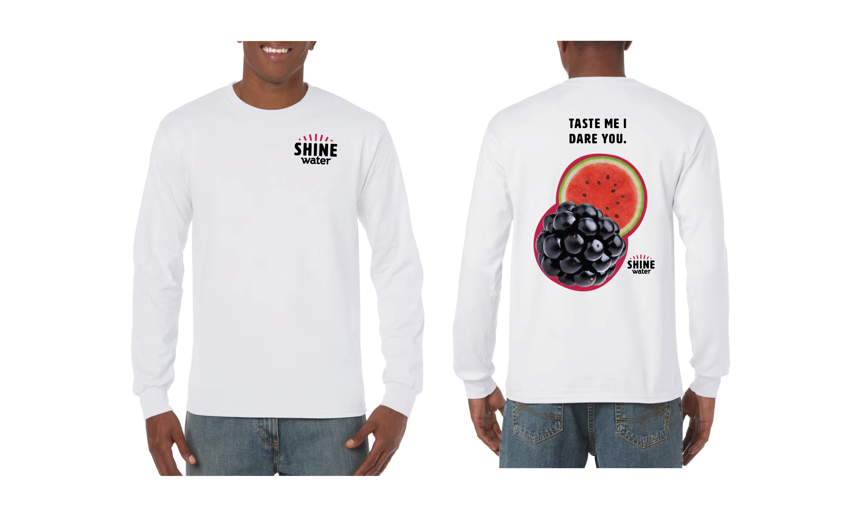 Taste Me I Dare You - ShineWater Long Sleeve T-Shirt
