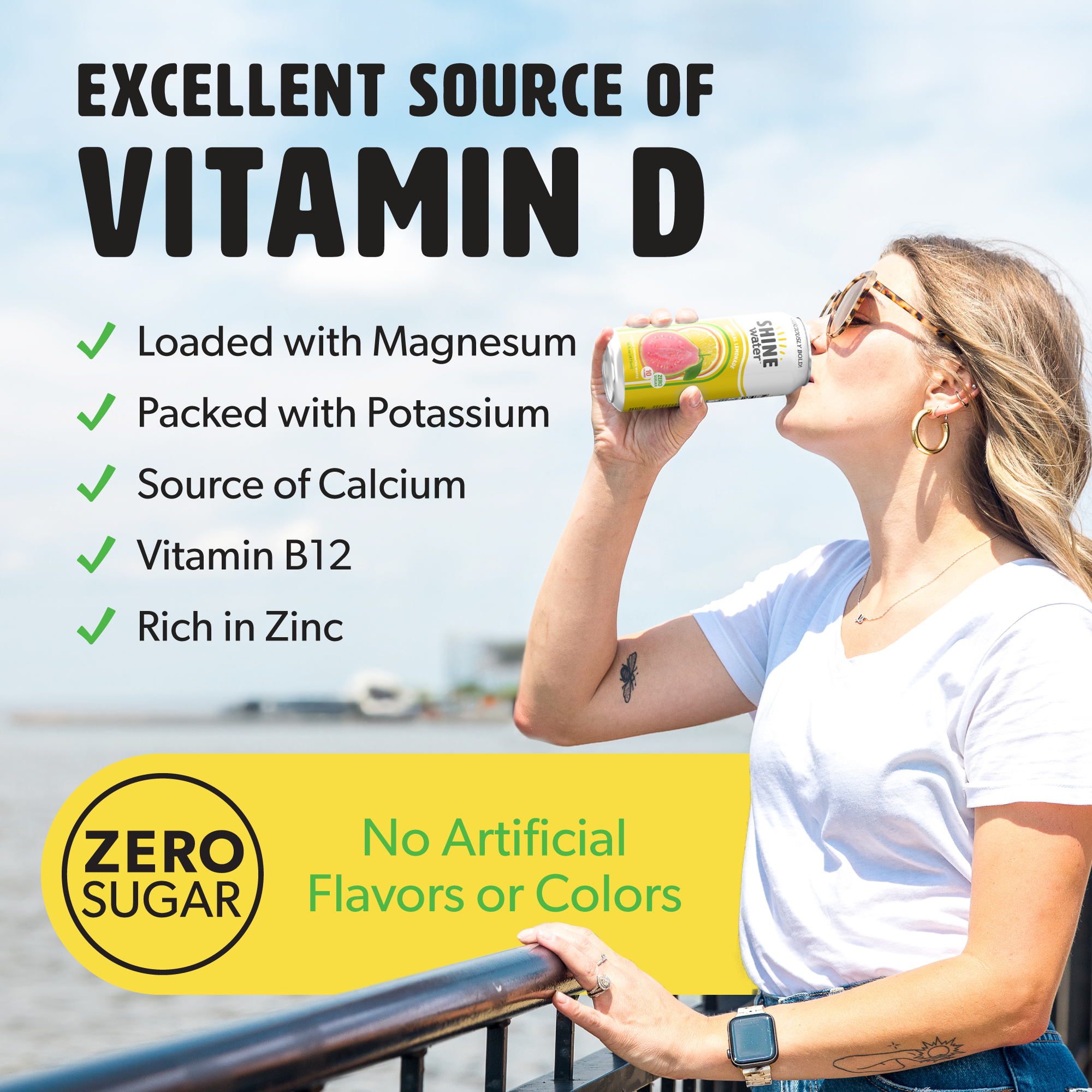 Tropical Lemonade Flavored Vitamin Enhanced Water - 12 Pack