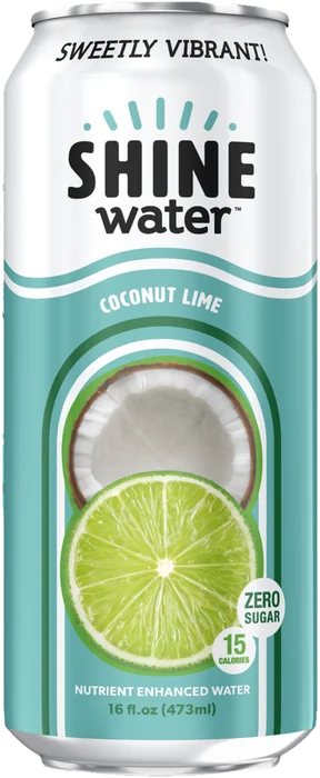 Coconut Lime ShineWater can