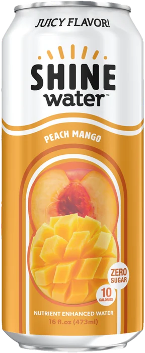 Peach Mango ShineWater can
