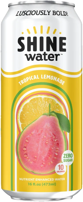 Tropical Lemonade ShineWater can